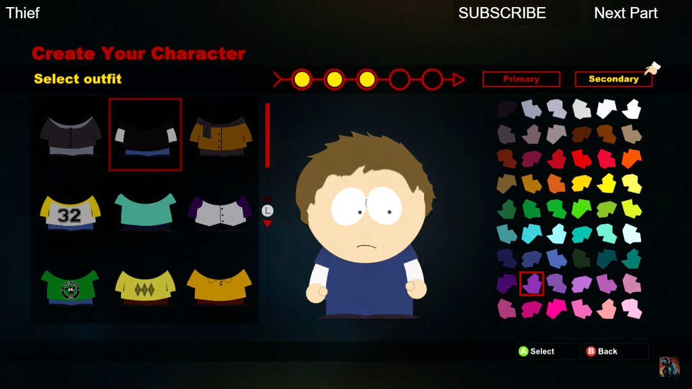 Character creation